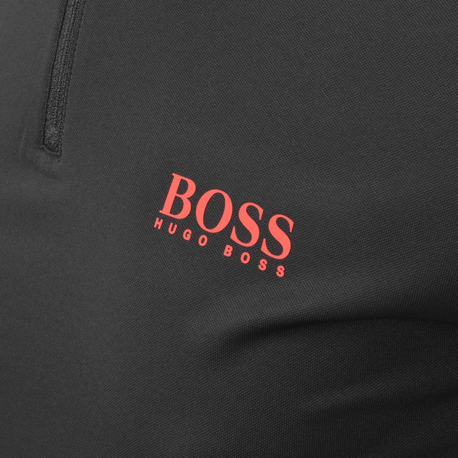 Alternative Image for ProductBOSS Piraq Half Zip Sweatshirt Black3